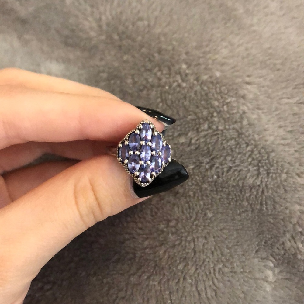 Beautiful purple jeweled ring